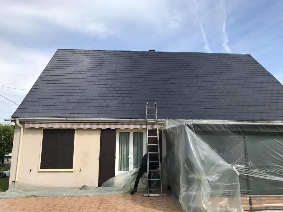 Toiture après rénovation par Hornberger Couverture - Résultat professionnel réparation toiture Lot
